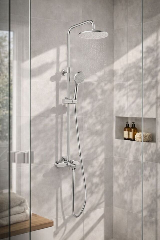 201 Duş Kolonu / Krom