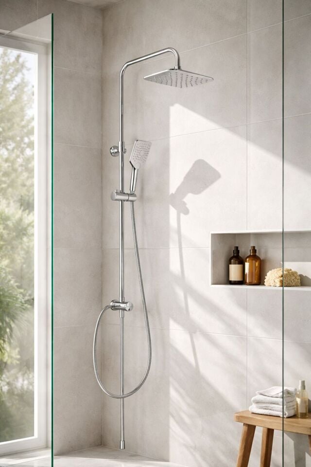 301 Duş Kolonu / Krom