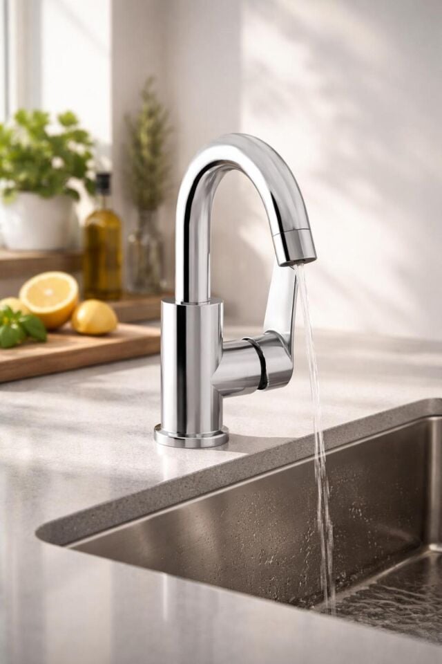 201 Döner Borulu Lavabo Bataryası